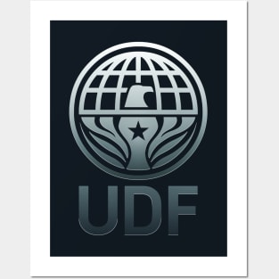 United Defense Force (UDF) - silver Posters and Art